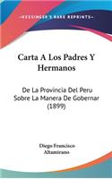 Carta a Los Padres y Hermanos