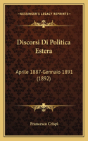 Discorsi Di Politica Estera