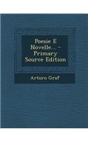 Poesie E Novelle... - Primary Source Edition