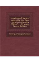 Anatomical Names, Especially the Basle Nomina Anatomica (Bna) - Primary Source Edition