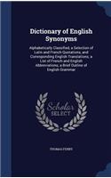 Dictionary of English Synonyms