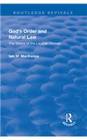 God's Order and Natural Law