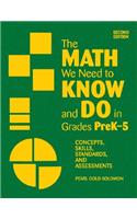 Math We Need to Know and Do in Grades PreK-5