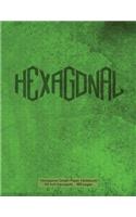 Hexagonal Graph Paper Notebook 1/4 inch hexagons - 160 pages: Notebook not Ebook, 160 pages with hex green grunge cover, 8.5 x 11, quarter inch hexagonal grid graph paper, perfect bound, ideal for ideal for gra