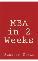 MBA in 2 Weeks