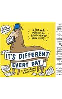 It's Different Every Day Page-A-Day Calendar 2019