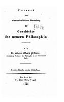 Versuch einer wissenschaftlichen Darstellung der Geschichte der neuern Philosophie
