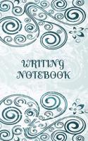 Writing Notebook: Vintage Floral Blue Journal Writing Diary Notebook: (English)