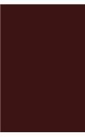 Journal Dark Sienna Color Simple Plain Sienna: (Notebook, Diary, Blank Book)(Monochromatic Full Color Journals Notebooks Diaries)