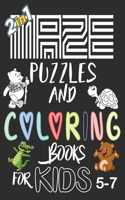 Coloring Pages For Kids 5-7: Maze Activity And Coloring Book for Kids 5-7, Workbook for Games, Puzzles, and Problem-Solving.