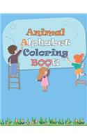 Animal Alphabet Coloring Book