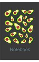 Notebook: Perfect Notebook For Avocado Lover. Cute Cream Paper 6*9 Inch With 100 Pages Notebook For Writing Daily Routine, Journal and Hand Note