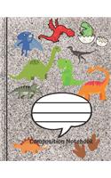Composition Notebook: Boys Dinosaur Composition Notebook Dinosaurs, Science, Jurassic Composition Exercise Workbook for Kids, Homework