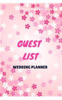 Guest List Wedding Planner: Journal, notebook for couple, guest tracker, organizer, registry, Invitation, RSVP, Date, Gift, Address, manage your perfect wedding day, cute coupl