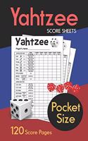 Pocket Size Yahtzee Score Sheets