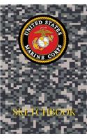 US Marines Digital Camo Sketchbook
