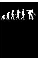 Skater Notebook: Skating Evolution 6 x 9 Dotted Dot Grid Gift For Skaters & Skateboarders (108 Pages)