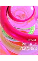 2020 Weekly Planner: Full week on 1 page 8.5 x 11