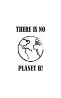 There is no Planet B: Lined Paper Notebook 6x9 inches with 120 pages