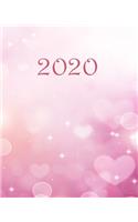 2020: Large 8"x 10" Daily and Monthly Agenda Planner and Organizer - 1-Page-a-Day to Plan, Organize and Be Productive V50