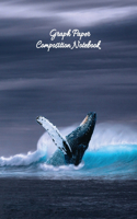Graph Paper Composition Notebook: Whale - Quad Ruled 4 x 4 100 Pages, Graph Paper Notebooks for Math & Science (Large 8.5 x 11)