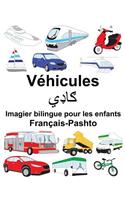 Français-Pashto Véhicules Imagier bilingue pour les enfants