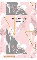 Meal Weekly Planner: Track And Plan Your Meals Weekly 52 Week Journal And Grocery List Menu Food Planner Prep Book Diary Notebook Log book Size 7x10 Inches 110 Pages