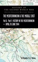 MEDITERRANEAN AND MIDDLE EAST VOLUME VI; Victory in the Mediterranean Part I, 1st April to 4th June1944. HISTORY OF THE SECOND WORLD WAR