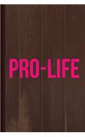 Pro-Life Journal Notebook