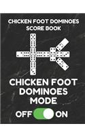 Chicken Foot Dominoes Score Book