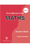 So You Really Want to Learn Maths