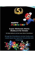 Super Nintendo Mario Malbuch F