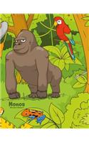 Monos libro para colorear 3: (3 Monos)