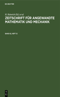 Zeitschrift Für Angewandte Mathematik Und Mechanik. Band 62, Heft 12