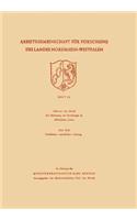 Arbeitsgemeinschaft Für Forschung Des Landes Nordrhein-Westfalen: Heft 22