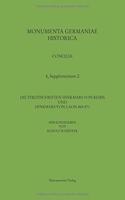 Die Streitschriften Hinkmars Von Reims Und Hinkmars Von Laon 869-871