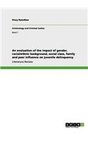 An evaluation of the impact of gender, racial/ethnic background, social class, family and peer influence on juvenile delinquency