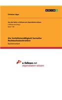 Verhältnismäßigkeit formeller Rechtsschutzschranken