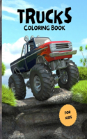 Trucks Coloring Book for Kids