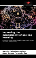 Improving the management of spelling learning