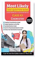 Oswal - Gurukul Chemistry Most Likely CBSE Question Bank for Class 12 Exam 2024 - Chapterwise & Categorywise, Competency Focused Qs, MCQs, Case, Assertion & Reasoning Based, Previous Years' Board Qs