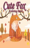 Cute Fox Coloring Book