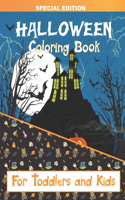 Halloween Coloring Book for Toddlers and Kids