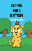 Caring For A Kitten Coloring Book