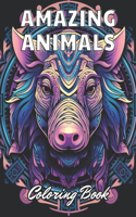 Amazing Animals Coloring Book