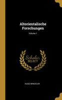 Altorientalische Forschungen; Volume 1