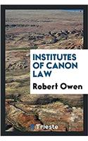 Institutes of Canon Law