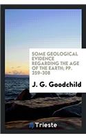 Some Geological Evidence Regarding the Age of the Earth; pp. 259-308