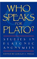 Who Speaks for Plato?