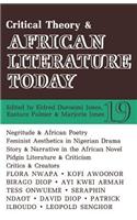 Alt 19 Critical Theory and African Literature Today Alt 19 Critical Theory and African Literature Today